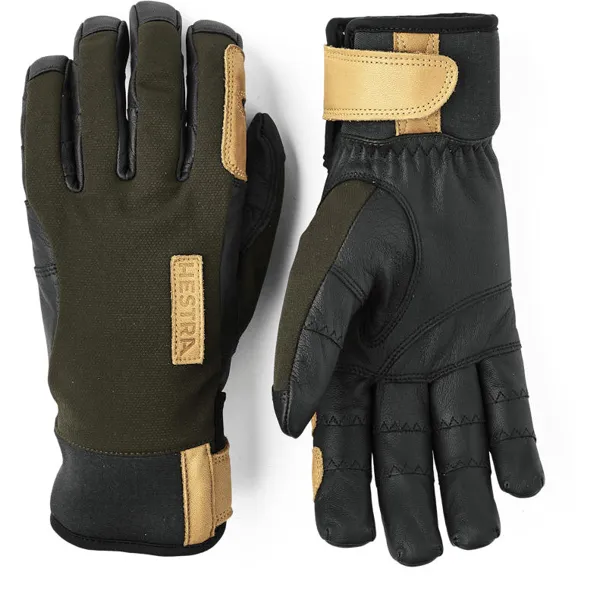 Hestra Ergo Grip Active Wool Terry turhansker i geiteskinn