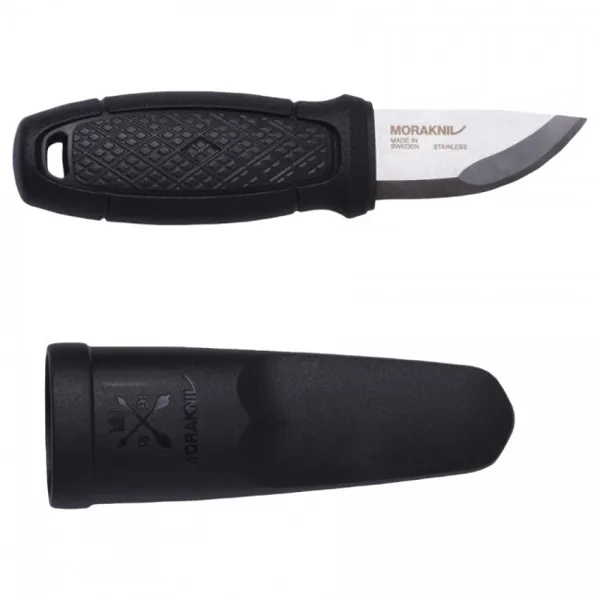 Morakniv Eldris kompakt turkniv i svart med polymerslire