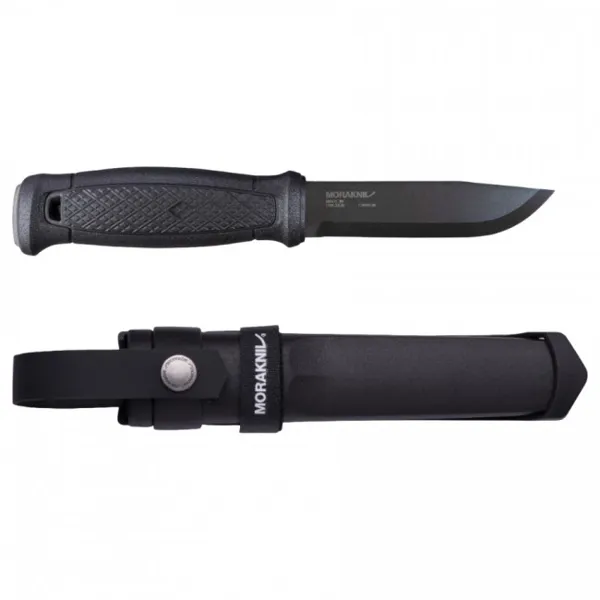 Morakniv Garberg Blackblade turkniv med svart blad og Multi-Mount-slire