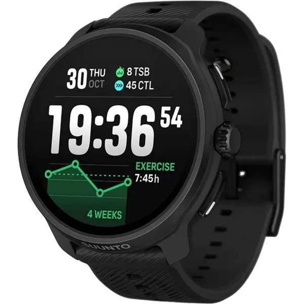 Suunto Race 2 GPS-klokke i svart